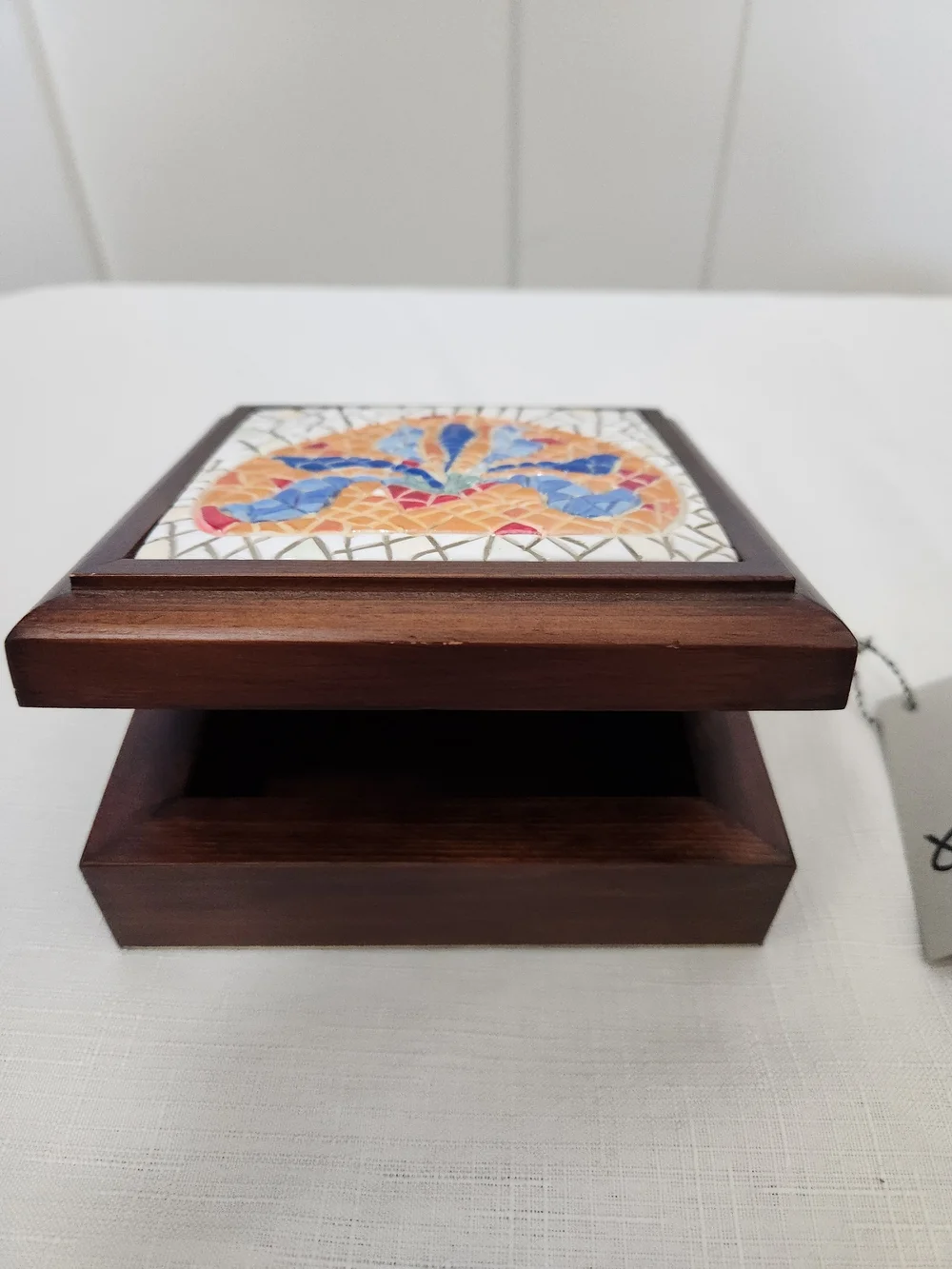 Spanish Handmade Mosaic Tile Art Trinket Box By ARTBONA